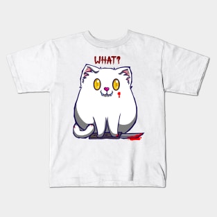 Murder Kittten - White Kids T-Shirt